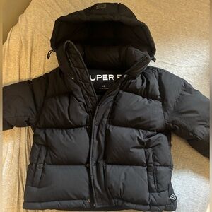 Black TNA Shorty Super Puff